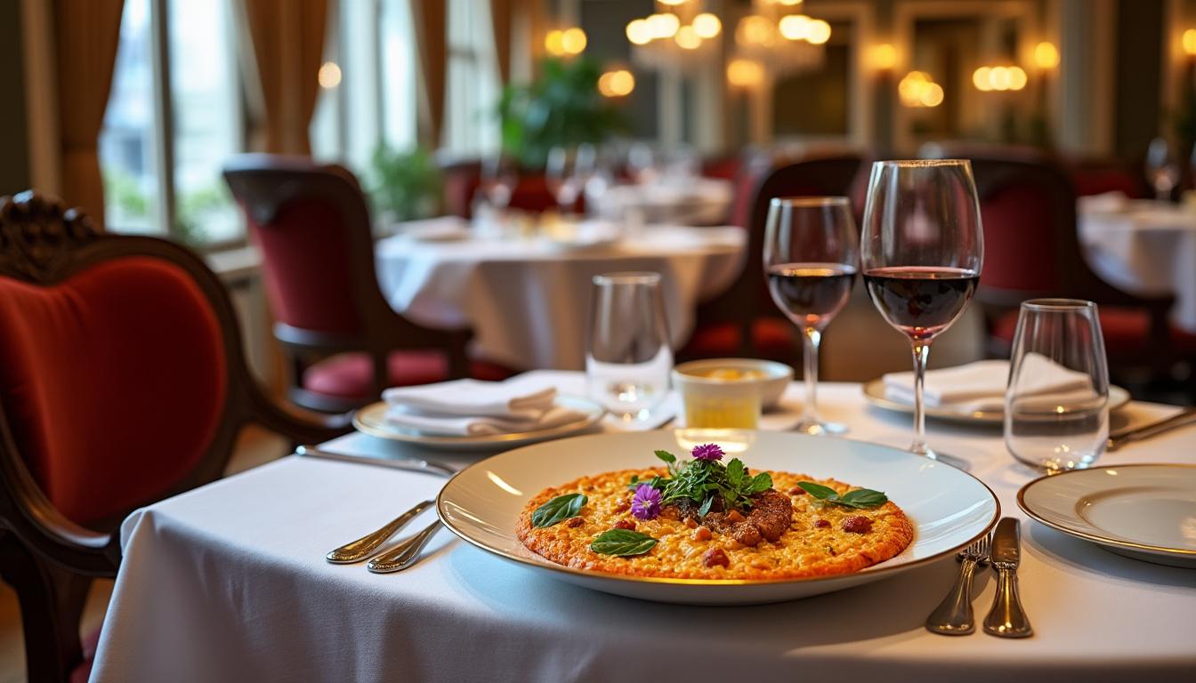 plongez dans l'art culinaire de madrid en séjournant dans ses hôtels de luxe d'exception, où gastronomie raffinée et élégance se rencontrent pour une expérience inoubliable.