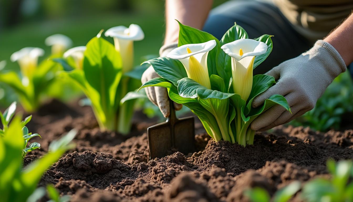 découvrez notre guide complet pour transplanter un arum avec succès : conseils sur le meilleur timing, techniques efficaces et astuces pour garantir une reprise optimale de votre plante.