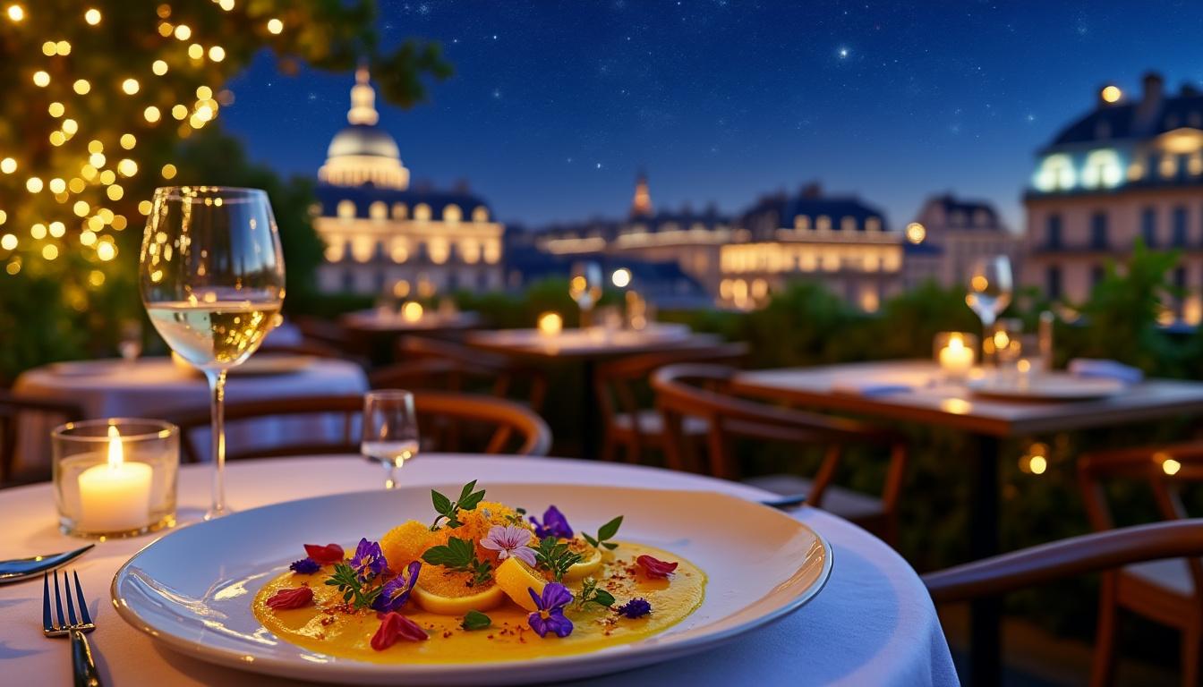 plongez dans l'univers féérique du 16ᵉ arrondissement avec alain ducasse et sa haute gastronomie réinventée. réservez vite votre table dans ce joyau caché sous un ciel de cristaux avant l'afflux!