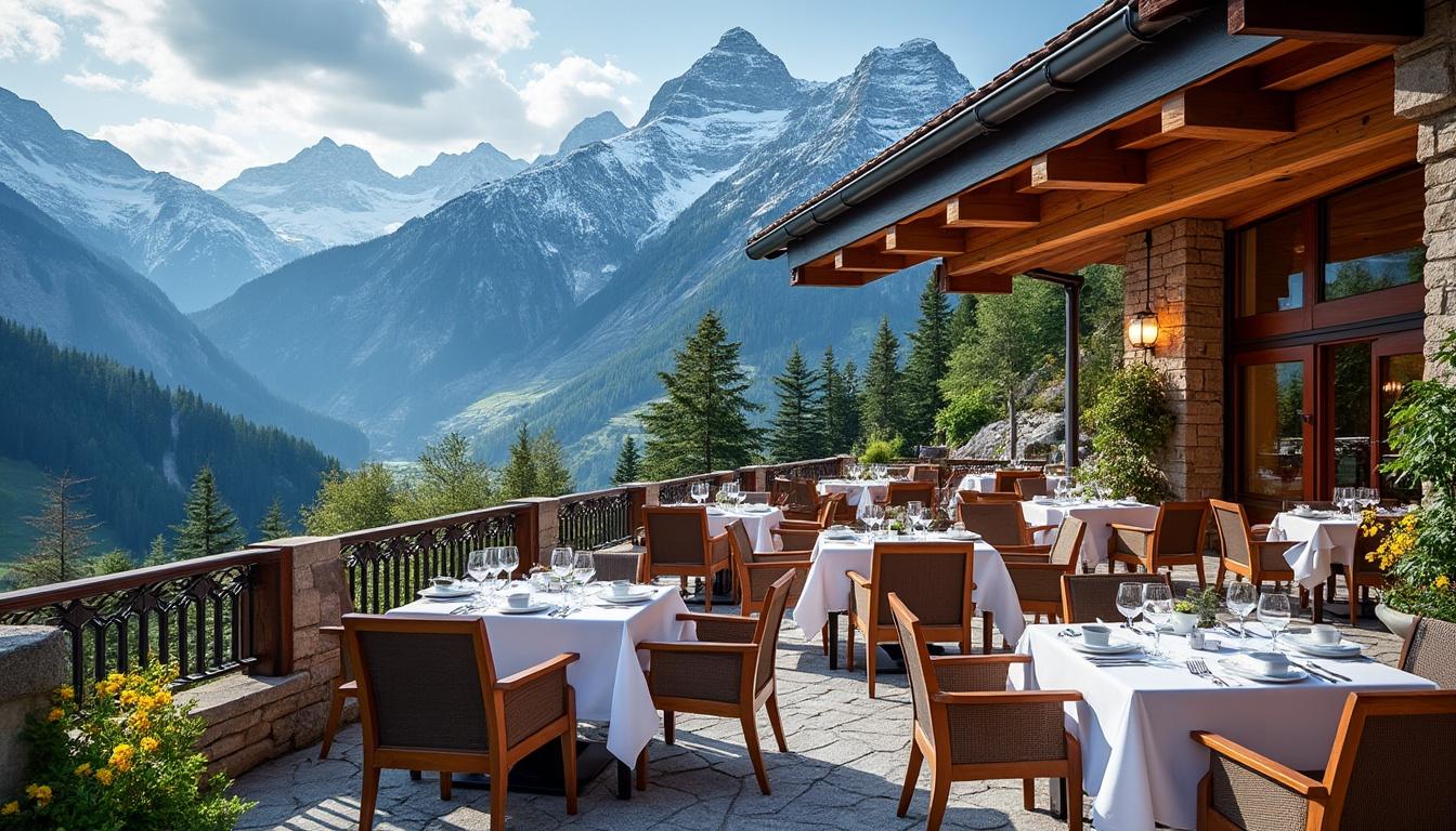 découvrez 12 restaurants d'exception dans les alpes reconnus parmi les 1000 meilleures tables du monde, alliant gastronomie raffinée et cadre alpin unique.