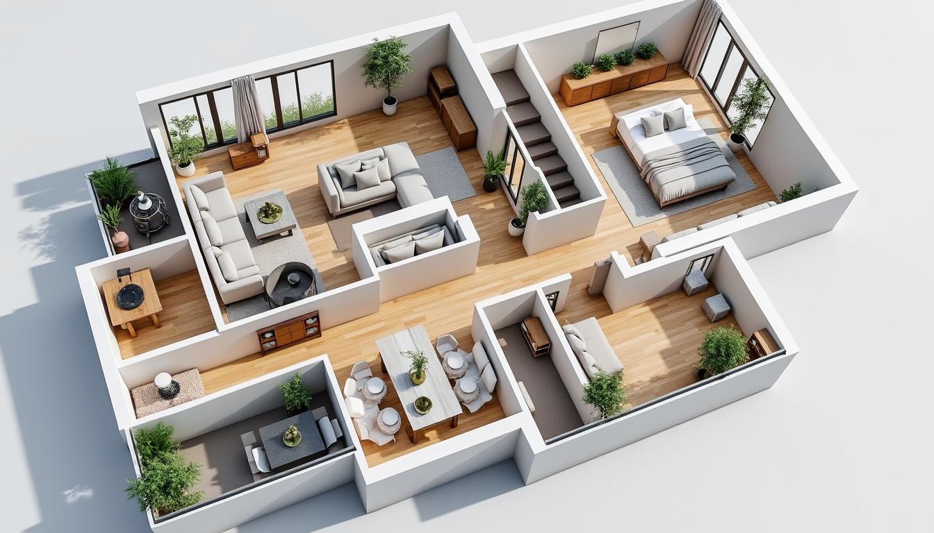 créez facilement un plan 3d professionnel sans compétences en logiciels cao complexes grâce à notre solution intuitive et accessible à tous.
