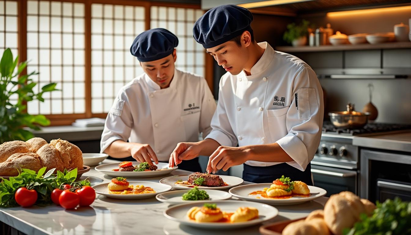 la fkcci s'associe à escoffier international corée du sud pour valoriser et promouvoir l'art culinaire français, célébrant ainsi la gastronomie française en corée.