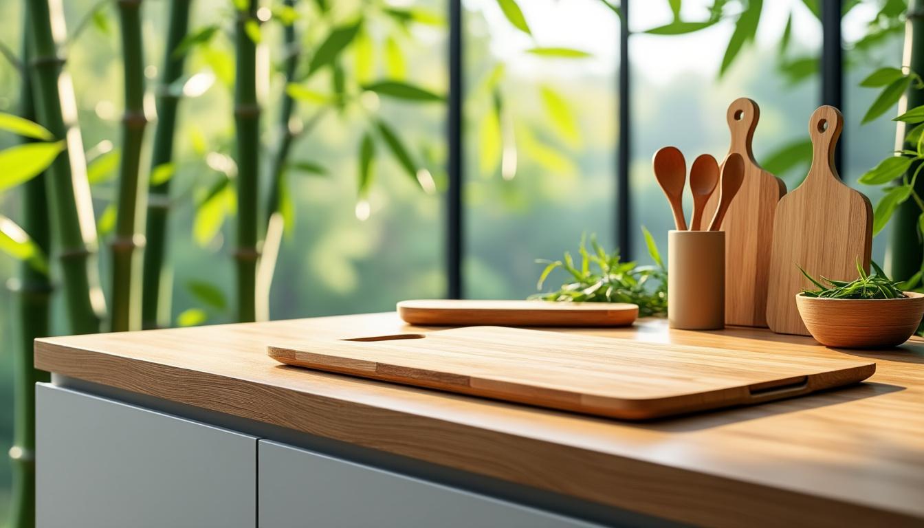 découvrez comment le bambou, matériau écologique et durable, révolutionne la cuisine de demain en alliant design, innovation et respect de l'environnement.