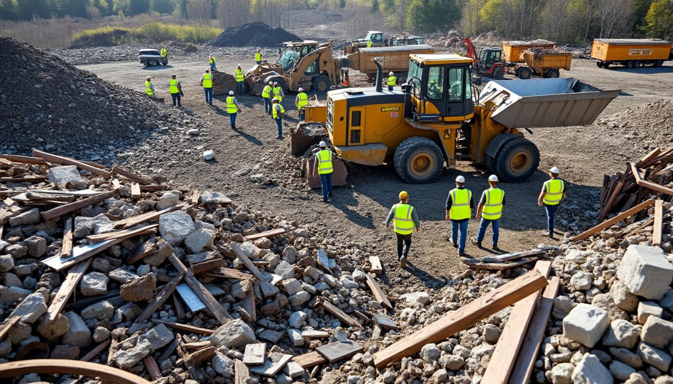 découvrez l'importance du recyclage en temps réel sur les chantiers en pleine activité pour optimiser la gestion des déchets et préserver l'environnement.