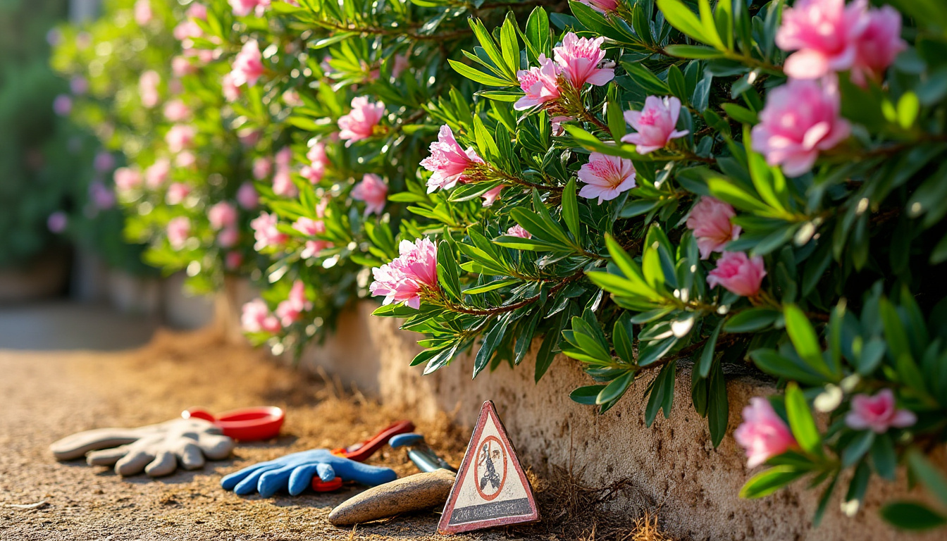 découvrez nos conseils essentiels pour planter et entretenir une haie de laurier-rose en provence, tout en garantissant votre sécurité.